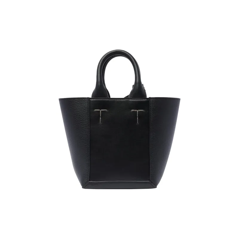 TOD'S Logo Pendent Panelled Tote Bag-3
