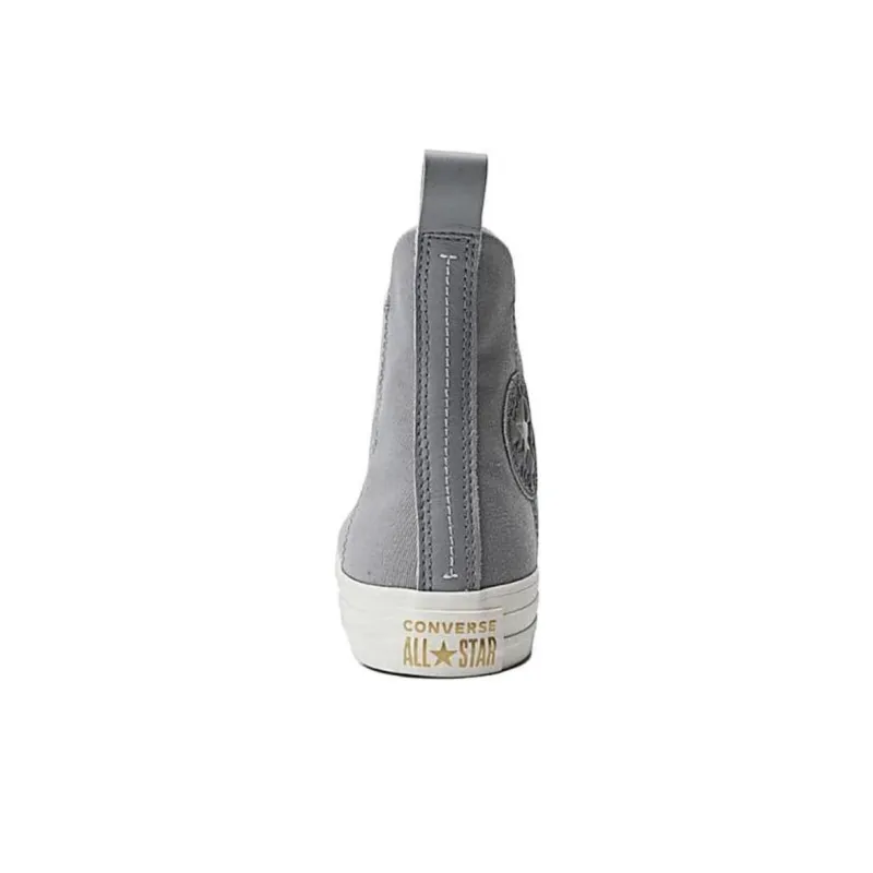 Converse Chuck Taylor All Star Non slip Lightweight High Top Skateboard Shoes Unisex Gray-3