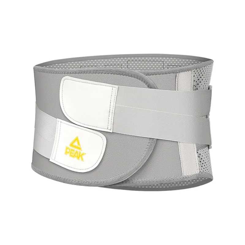 PEAK Back Support Braces Fitness Breathable, Protective, Rehabilitation, Compression Gray Polyester Unisex-3