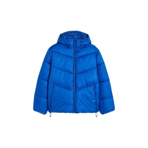 H&M Puffer Jackets Men Bright Blue