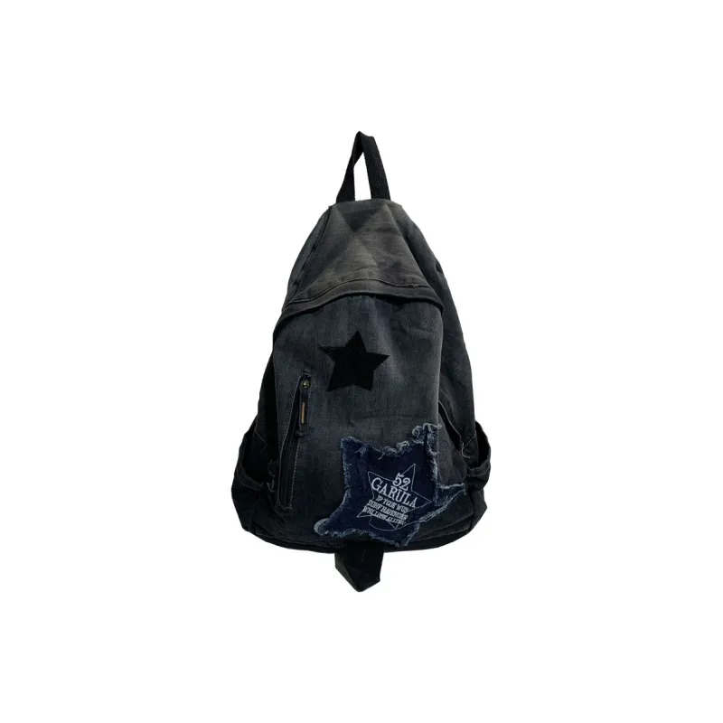 KAMLUI Denim Backpack Regular Unisex Multicolor-35