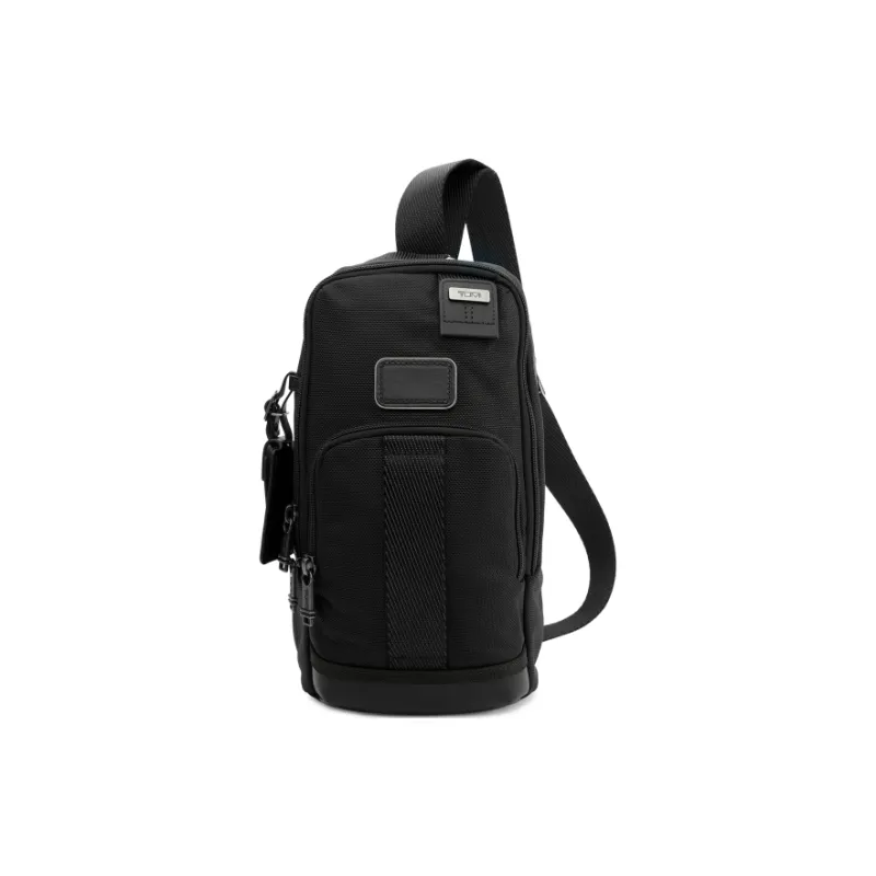 TUMI Canvas Sling Bag Fanny Pack Canvas Bag Shoulder Bag Crossbody Bag Regular Men's Black-1