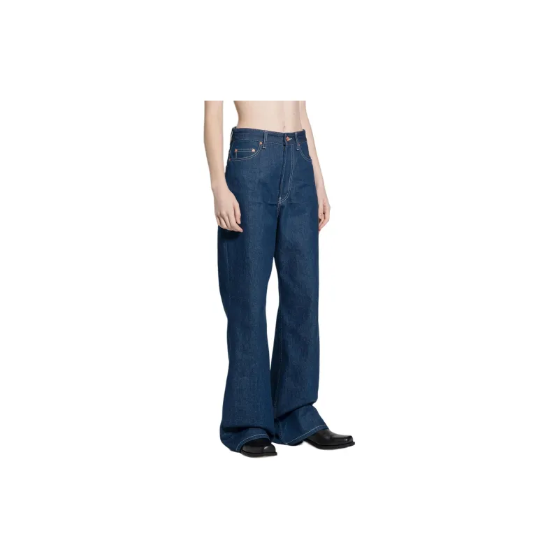 Jean Paul Gaultier Madonna Inspired Denim Pant 'Indigo/Tabac'-4