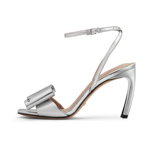 CHARLES&KEITH Small Ck One Strap Sandals 9.1cm Women's Silver