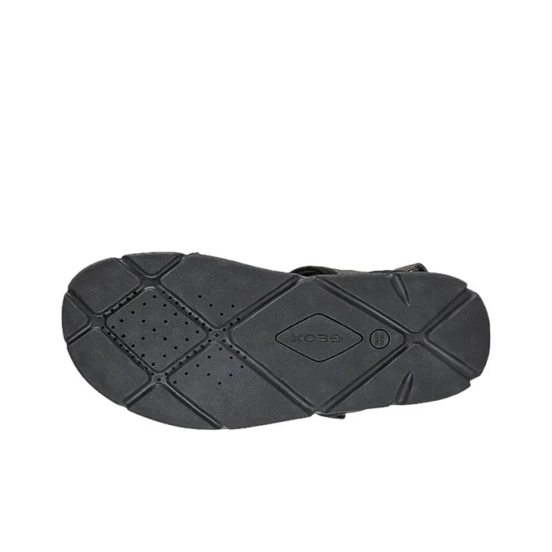 GEOX Beach Sandals Men's Gray Black-4