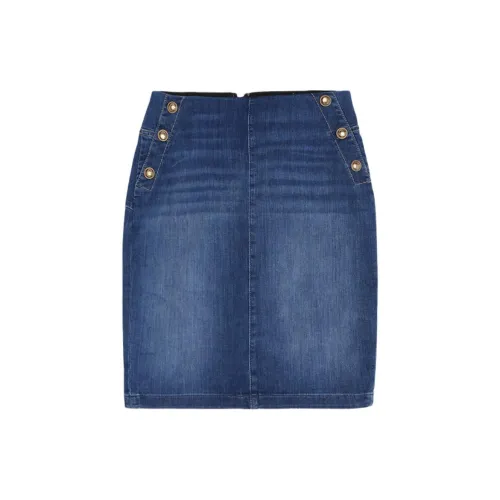 GUESS Denim Short Skirts Women's PUMD - Blue