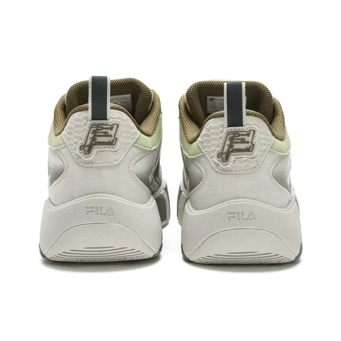 FILA MELT Anti Slip Wear Resistant Low Top Skateboard Shoes Men's Gray Green-2