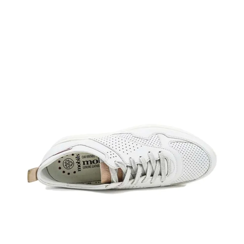 MEPHISTO Low-Top Casual Shoes Women's White-4