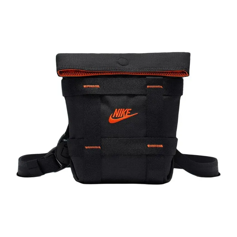Nike Fabric Shoulder Bag, Crossbody Bag Regular Unisex Black-0