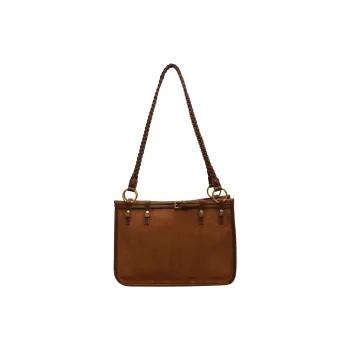 DALO PU With Velvet Handbag, Shoulder Bag Women's Black/Khaki/Coffee/Brown