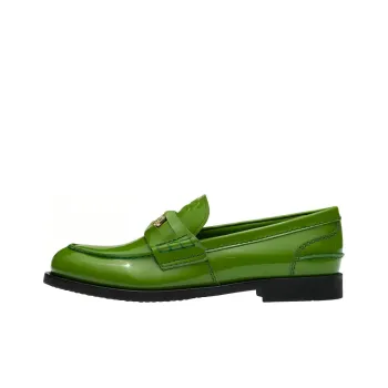 MIU MIU Penny Casual Single Shoes Women's Green