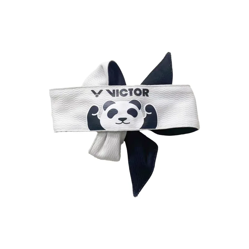VICTOR Badminton Panda Wrist Brace Breathable Black White Unisex-2
