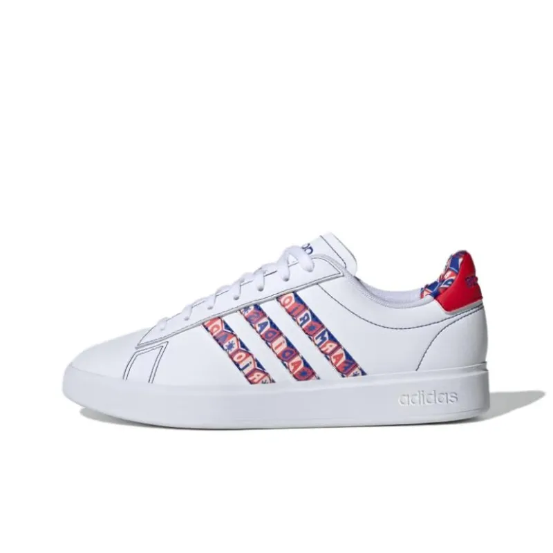 Adidas GRAND COURT 2.0 Non-slip Lightweight Low-Top Skateboard Shoes Women's White-0