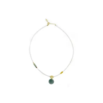 Long Fu Glutinous Jade Trendy Versatile Sweater Chain Necklace Accessory Perfect For Festive Gift Giving Women's