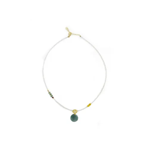 Long Fu Glutinous Jade Trendy Versatile Sweater Chain Necklace Accessory Perfect For Festive Gift Giving Women's
