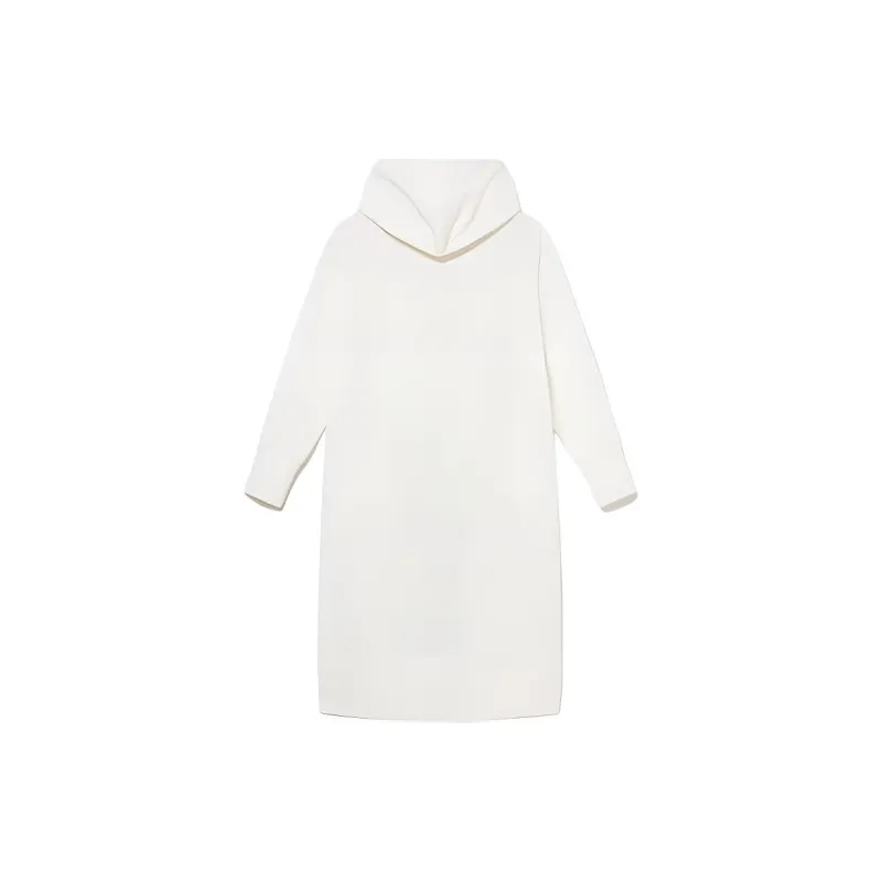 LACOSTE Long-Sleeved Dresses Women's White-1