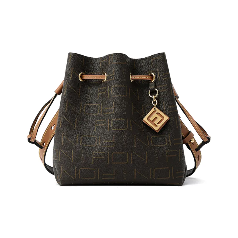 FION Shoulder Bags Coffee/Tea Brown-0