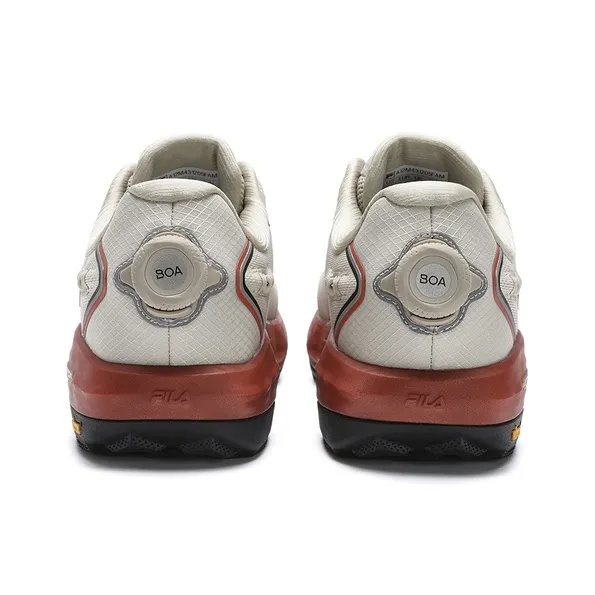FILA BOA EXPLORER 2 Slip Resistant Breathable Low Top Outdoor Shoes Men's Almond Milk White-2