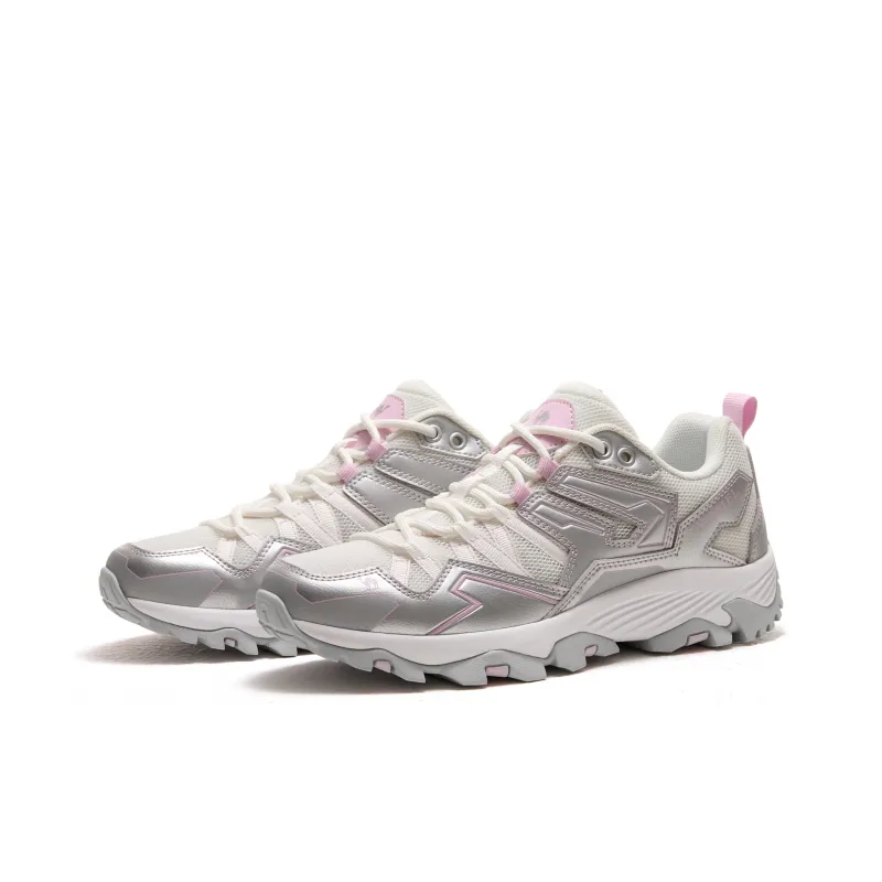 CAMEL Kunlun Mountain 1.0 Mesh Low Top Outdoor Shoes Women's Silver Pink-2