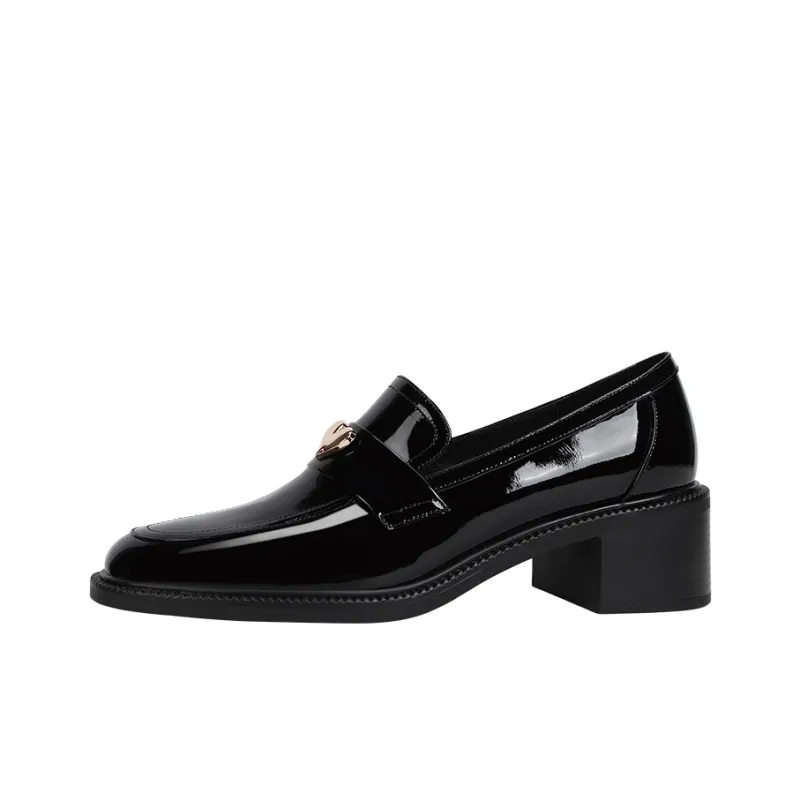 WUDASHU Loafers 5.5cm Women's Black-0