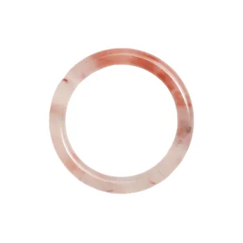 Artisan Lock Heart Jade Chalcedony Jade Bangles Women's