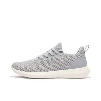 361° Breathable Lightweight Low Top Casual Running Shoes Men's Gray White
