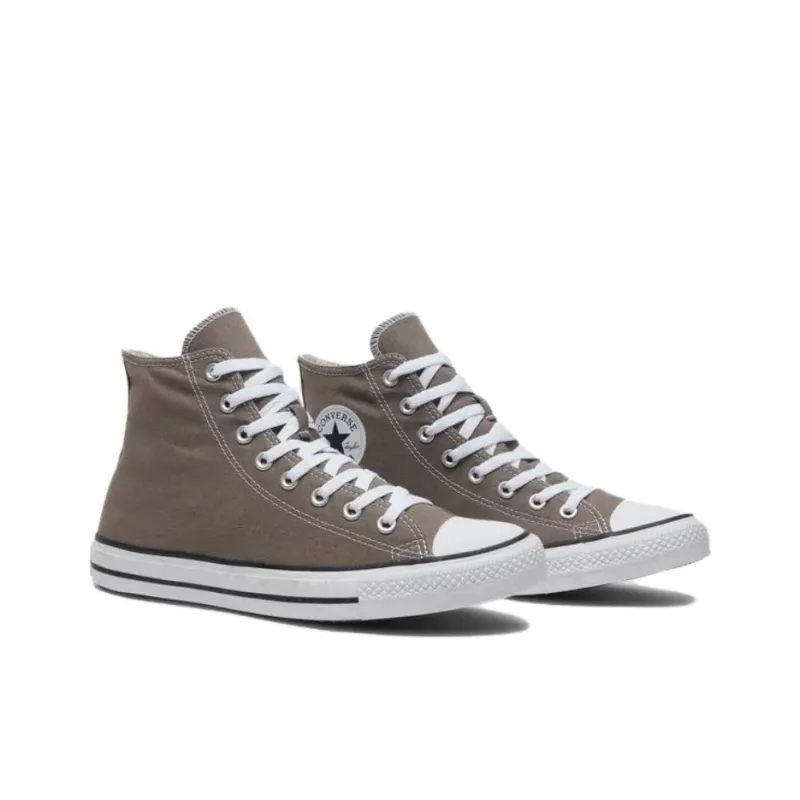 Converse Chuck Taylor All Star Anti Slip Wear Resistant High Top Skateboard Shoes Unisex Gray-2