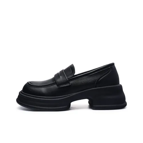 La Chapelle Loafers Medium Heel Women's