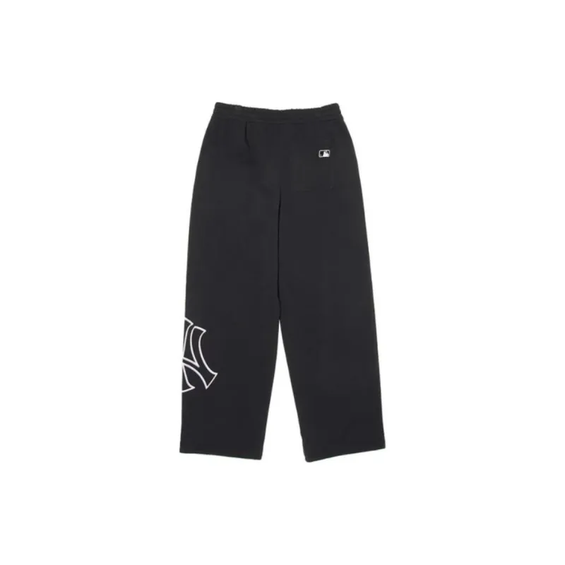 MLB New York Yankees Basic Mega Logo New York Yankees Pants Casual Pants Unisex Black-1