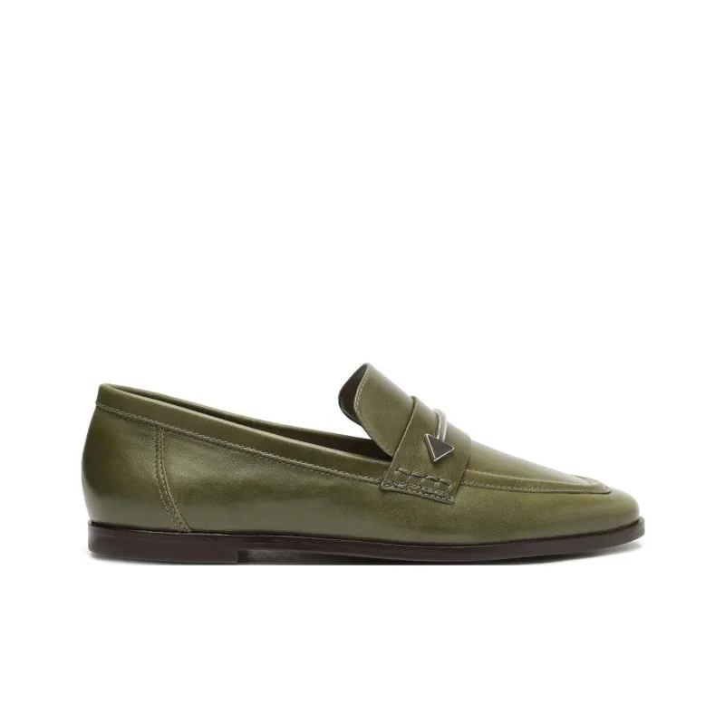Schutz Desmond Loafers Women's Green-1