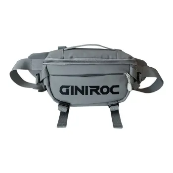 MOK Nylon Sling Bag Unisex Gray/Black/Blue