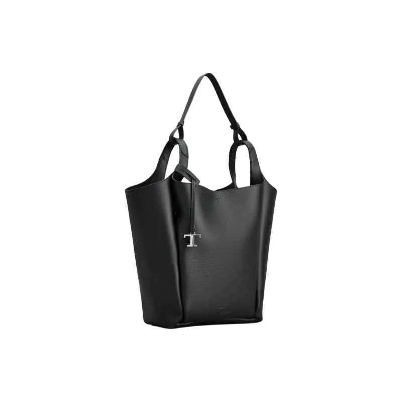 TOD'S Logo Stamped Medium Bucket Bag-1