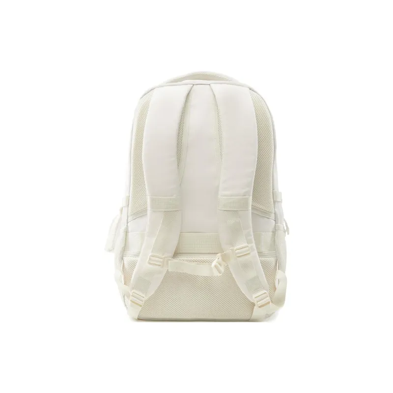 LiNing Polyester Backpack Unisex Ivory-3