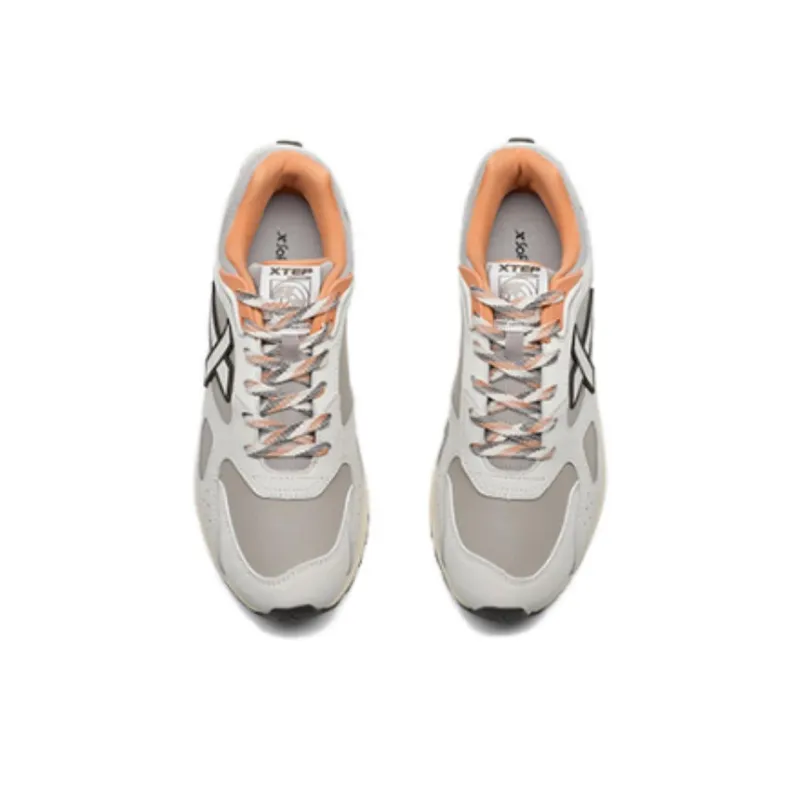 XTEP Lightyear Wear-resistant And Lightweight Low-Top Casual Shoes Men's Gray-3