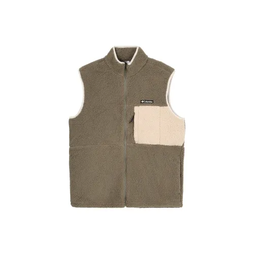 Columbia Vests Men Army Green