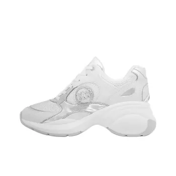 MICHAEL KORS Zuma Low-Top Casual Shoes 6.9cm Women's Silver White