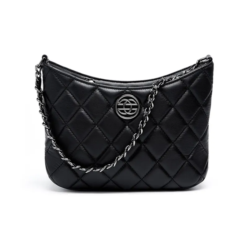 CARTELO Genuine Leather Shoulder Bag Women's Black-1