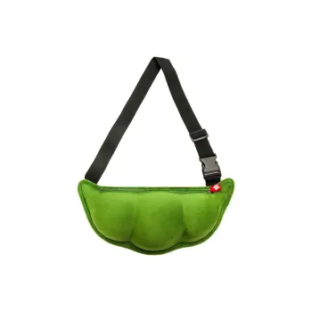 Bywhich Plush Crossbody Bag Fanny Pack Sling Bag Regular Unisex Green
