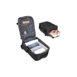 Black Upgraded Large Size (with Wet-Dry Separation Pocket, Independent Shoe Compartment, Individual Laptop Compartment)