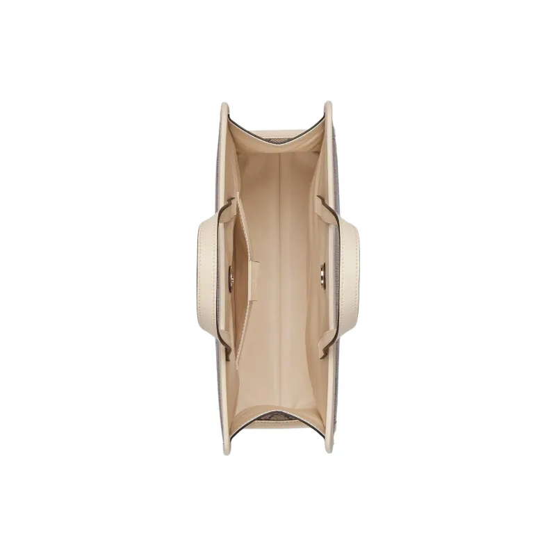 GUCCI Canvas Tote Bag, Shopping Bag, Canvas Bag, Handbag Kids' Beige & Ebony-6