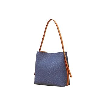 Why PVC Shoulder Bag Women's Blue/Coffee/Coffee & Red/Apricot/Milk Tea