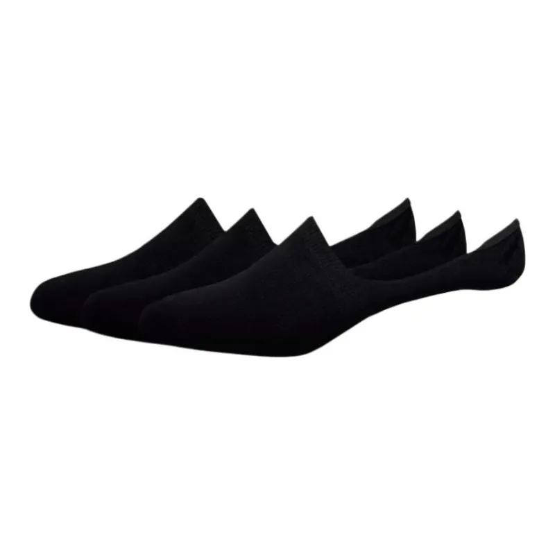 Columbia PFG Basic Liner PFG No-Show Socks Unisex 3 Pack Black-0