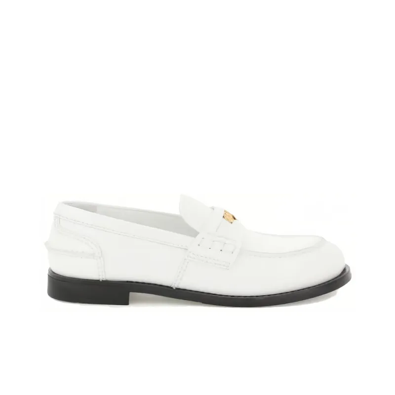 MIU MIU Penny Casual Single Shoes Women's White-1