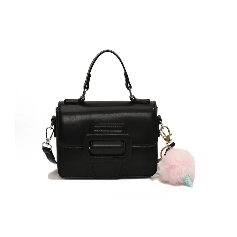 SUPERCUTE PU Satchel Bag Portable Crossbody Bag Shoulder Bag Women's White/Black/Blue/Pink-7