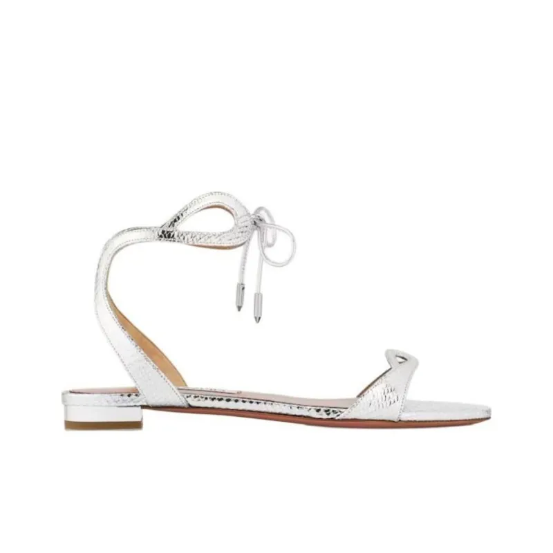 AQUAZZURA Tessa Leather Sandals-1