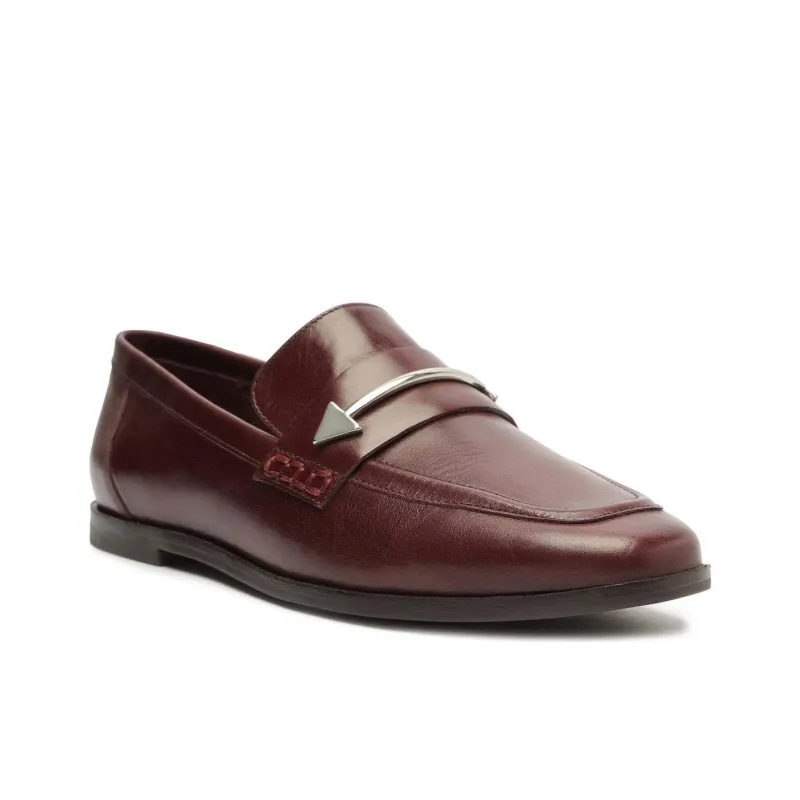 Schutz Desmond Loafers Women's Brown Red-2