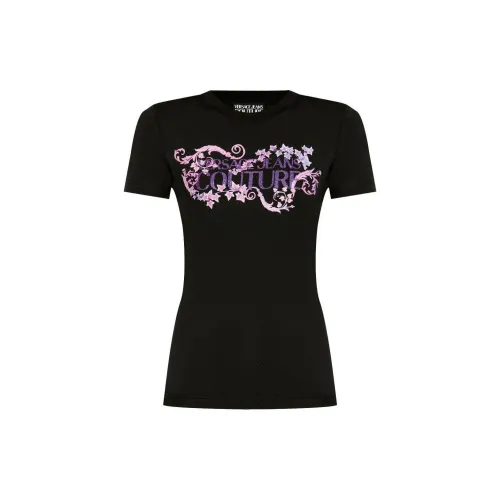 VERSACE JEANS COUTURE T-Shirts Women's Black