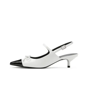 CHARLES&KEITH Small CK Bowknot New Chinese Style Casual Single Shoes 5.3cm Women's