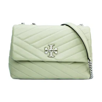 TORY BURCH Kira Sheepskin Chain Bag, Shoulder Bag, Crossbody Bag Medium Size Women's Green