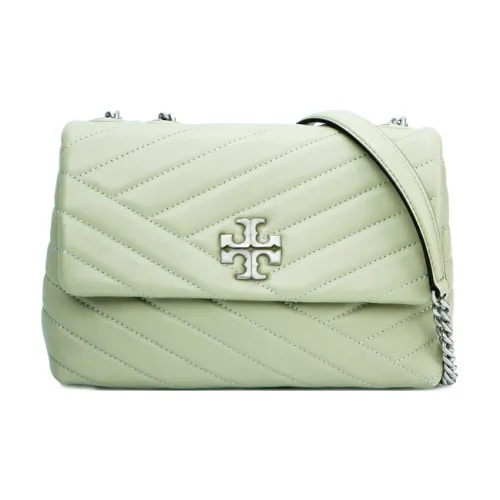 TORY BURCH Kira Sheepskin Chain Bag, Shoulder Bag, Crossbody Bag Medium Size Women's Green